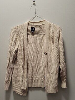 Gap 100 percent cotton cardigan sweater - size xs extra small - comfy cozy,fall